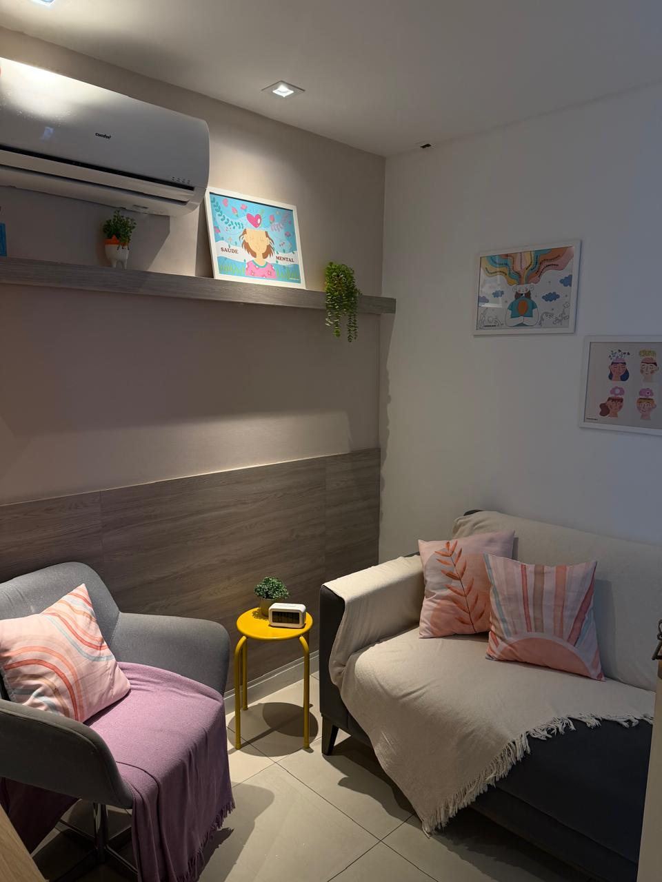 Espaço preparado para o atendimento infantil